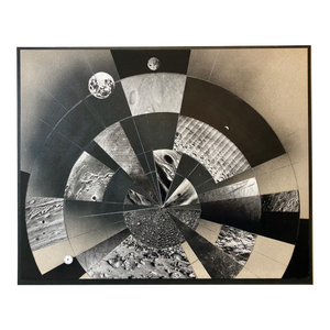 Vera Simons, Planetary Kaleidoscope, Photo Mosaic Collage Space Photograph, Feminist Aviator, 1983