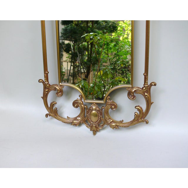 Louis XV Style Wall Mirror, France, 1970s For Sale - Image 4 of 18