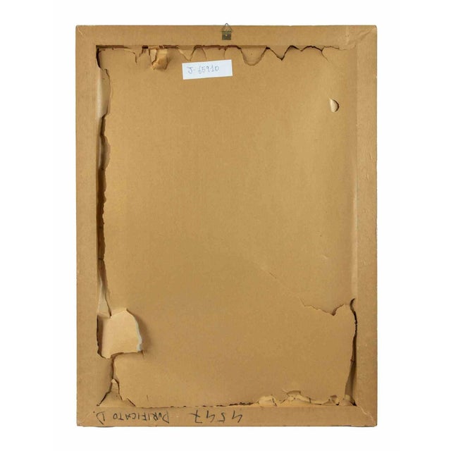 Modern Domenico Purificato, Female Figure, Original Lithograph, 1970s For Sale - Image 3 of 6