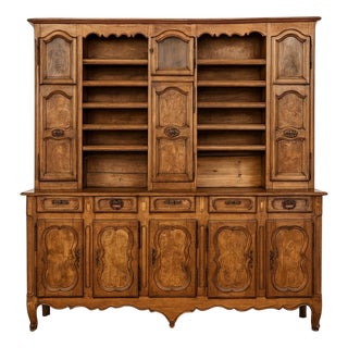 Louis XV Walnut and Elm Cabinet For Sale