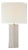 AERIN by Visual Comfort Signature Mishca Large Table Lamp in Ivory with Linen Shade For Sale