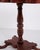 Antique Mahogany Side Table with Turned Pedestal Base and Profiled Top For Sale - Image 6 of 11