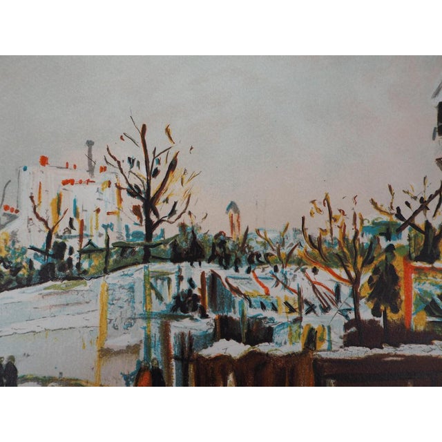 Maurice Utrillo, Moulin de la Galette in Montmartre, Lithograph For Sale - Image 4 of 11