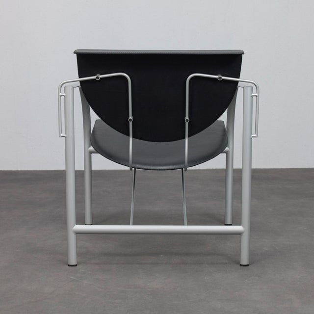 1980s Kokatu Leather Lounge Chairs by M.A. Cigan for Akaba, Spain, 1980s, Set of 2 For Sale - Image 5 of 9