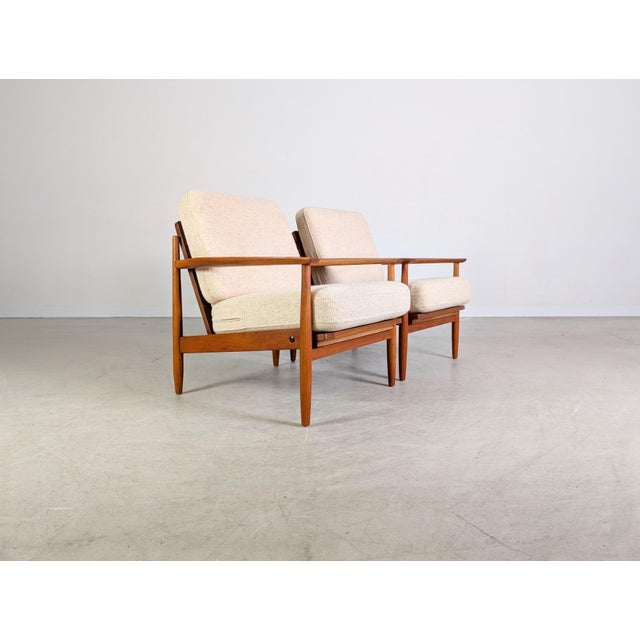Mid-Century Modern Teak Easy Chairs, 1960, Set of 2 For Sale - Image 5 of 11