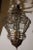 Vintage Moroccan Moorish Diamond-Form Clear Glass Pendant Lantern, 1980s For Sale In Palm Springs - Image 6 of 14