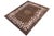 Abstract No Pile Persian Blue/Gold Wool Rug - 7'7'' X 11'1'' For Sale - Image 3 of 10