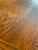 Brown 1920s French Provincial Oak Parquet Draw Leaf Dining Table For Sale - Image 8 of 11