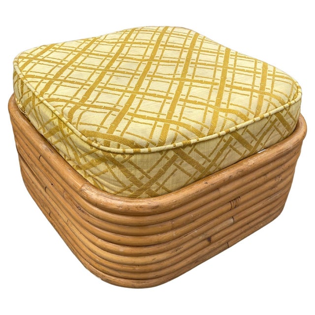 This beautifully restored Mid-Century Rattan living room set reminiscent of Paul Frankl's style, crafted by Tochiku. This...