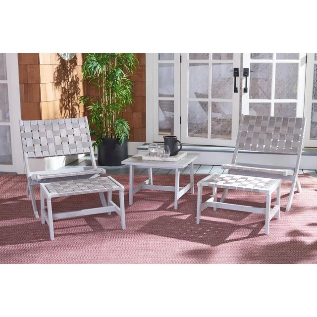 Contemporary Darryl 5 Piece Living Set - Gray For Sale - Image 3 of 9