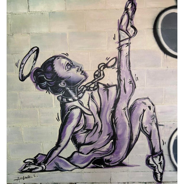 Augusto-S, Chained Dancer, 2005, Oil Painting on Canvas, Framed For Sale - Image 4 of 9