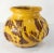 19th Century European or American Redware Vase With Yellow Slip Decoration For Sale - Image 12 of 12