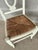 Pottery Barn Pottery Barn Napolean Cream Rush Bottom Side Chairs For Sale - Image 4 of 11