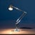 Extra Large Iconic Aluminum Fingalite Architect's Desk Lamp by Adel, Table Lamp England, 1940s For Sale - Image 4 of 18