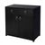 Modern Lark 31 in. W Rectangular Wood Accent Storage Cabinet with 1 Drawer and 2 Doors, Washed Black For Sale - Image 3 of 11