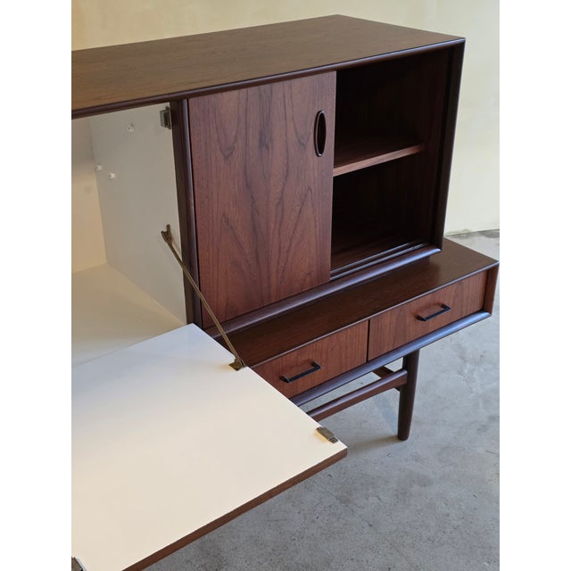 Brown Vintage Teak Sideboard, 1960s For Sale - Image 8 of 18