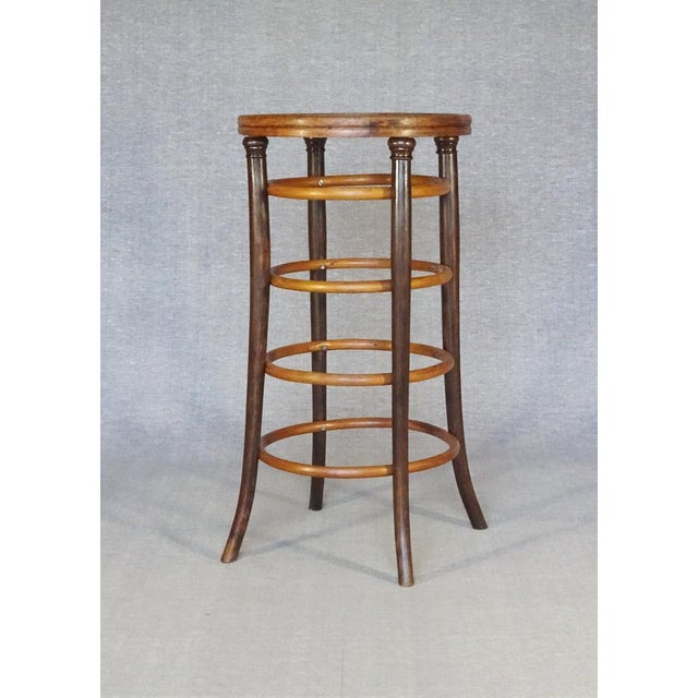 Antique Bar Stool from Jacob & Josef Kohn, 1905 For Sale - Image 13 of 14