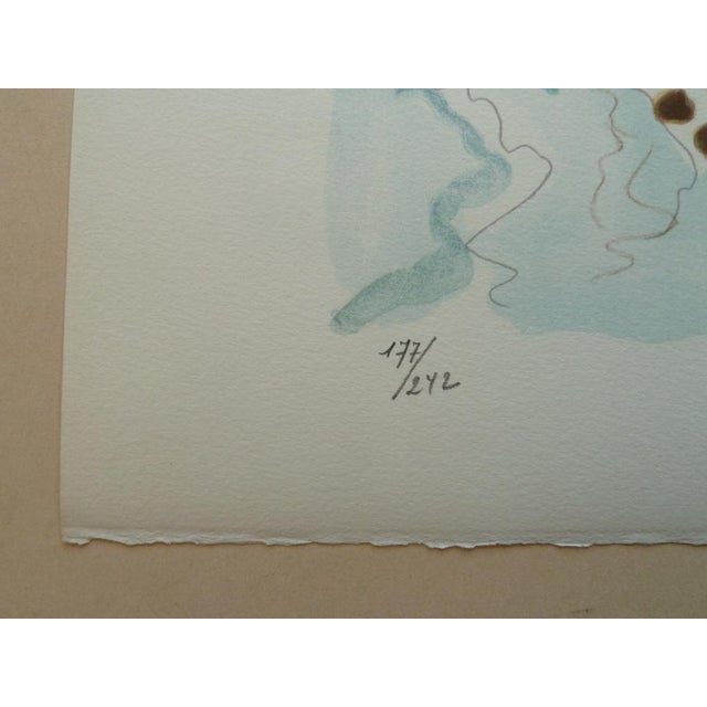 Modern Yves Brayer, Boat on the Little Rhône, Original Signed Lithograph For Sale - Image 3 of 5