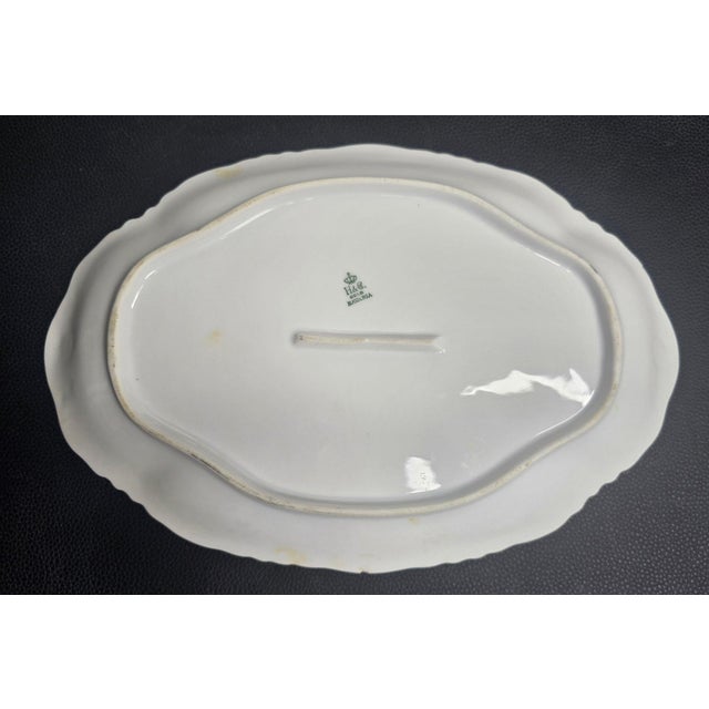 Early 20th Century Antique Heinrich and Co. Selb, Bavaria Ranson Porcelain Graduated Serving Platters - Set of 3 For Sale - Image 5 of 10