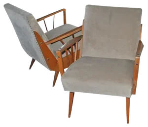 Set of Mid-Century Armchairs, 1960s
