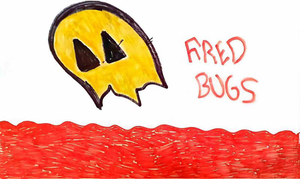Fred Bugs, Abstract Composition, 2023, Lithograph