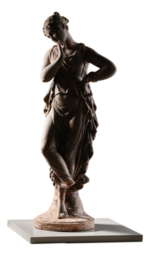 After Antonio Canova, Dancer with Finger to Chin, 1800s, Terracotta