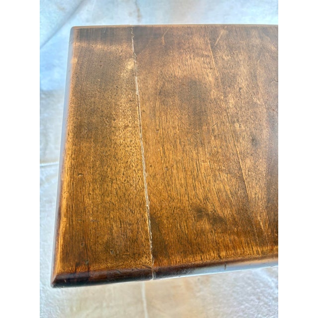 Early 20th Century French Walnut Stool For Sale - Image 9 of 12