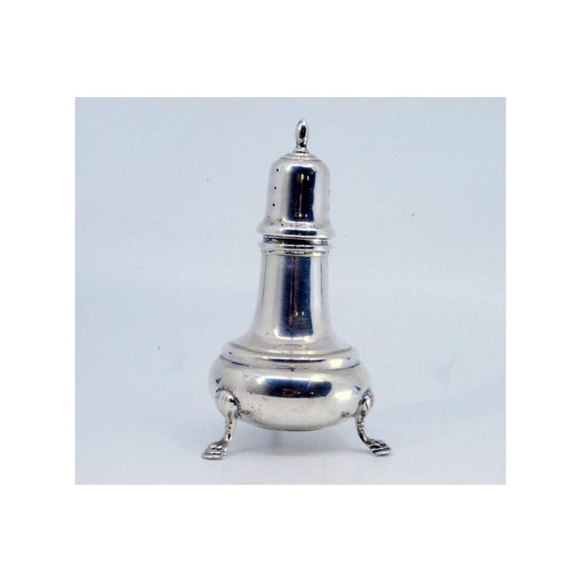 Silver Candleholder with Lid Application and Embossed Feet, in Very Good conditions. Designed from 2000 This piece has an...