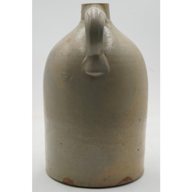 Vintage a.j. Hedcomb Cider Blue Stoneware Jug For Sale - Image 4 of 10