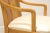 Brown Bernhardt Caned Burl Maple Contemporary Dining Armchairs - Pair For Sale - Image 8 of 12