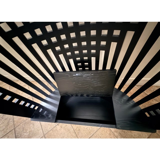 Charles Rennie Mackintosh’s Willow Throne by Cassina — A Masterwork of Early Modernism For Sale In Tulsa - Image 6 of 6