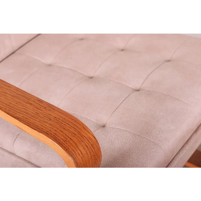 Set of Mid-Century Lounge Set in Oak, 1960s For Sale - Image 4 of 7