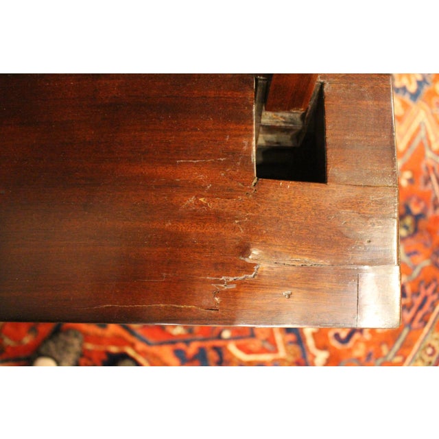 C. 1765 George III Period Gentleman's Library Writing Table Chest For Sale - Image 13 of 18