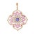 This is part of Chairish’s Fine Jewelry assortment. Multi Sapphire pendant in 18K Gold. It has a oval and round cut...