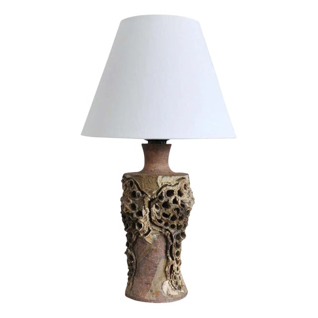Danish Modern Ceramic Table Lamp by Bodil Marie Nielsen, 1960s For Sale