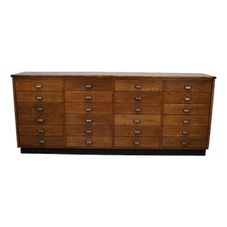 Dutch Oak Apothecary Cabinet, 1950s For Sale