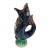 Antique Majolica Fish Gurgle Jug Pitcher For Sale