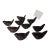 Collection of Bronze Bird Place Card Holders 9 For Sale