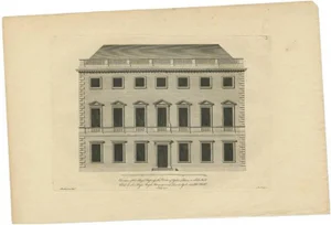 Woolfe, Illustration of the Duke of York's Palace, 1770, Print