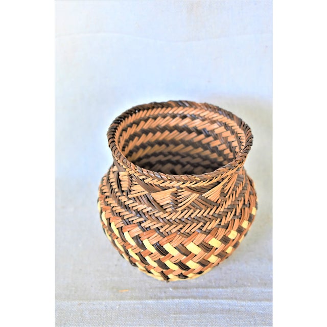 Vintage Cherokee Style Basket Chairish