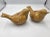 Ceramic bird, vintage 1950s-1970s, identical birds, dimensions: height 11.2 cm, width 10 cm, depth 19.5 cm.