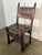 Set of Six Spanish Revival Leather and Carved Wood Armchairs For Sale - Image 14 of 15