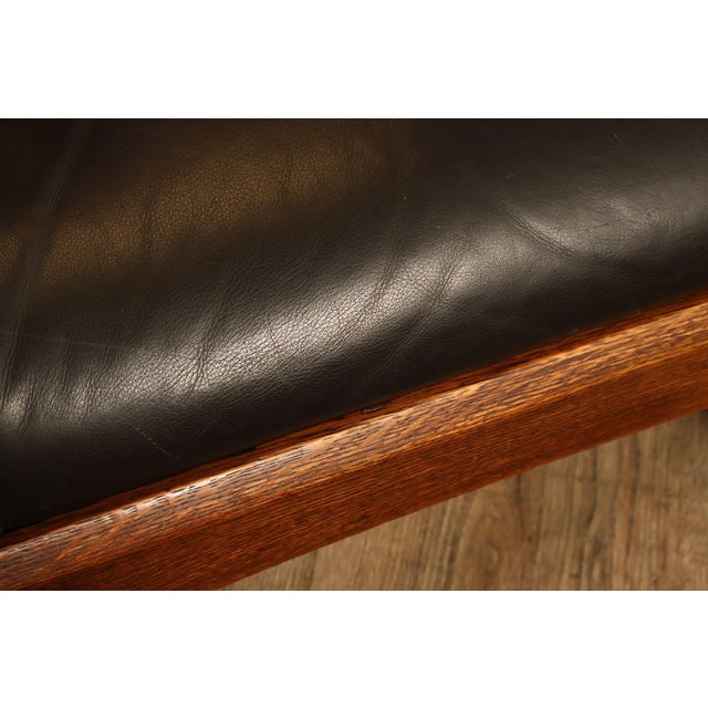 Antique L & J.G. Stickley Mission Oak Rocking Chair For Sale - Image 9 of 18