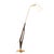 Scandinavian Modern Floor Lamp in Brass and Mahogany attributed to Hans Bergström, 1950s For Sale - Image 10 of 10