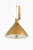 Height adjustable ceiling lamp in brass and glass by paavo tynell, 1950's additional information: material: brass, glass...