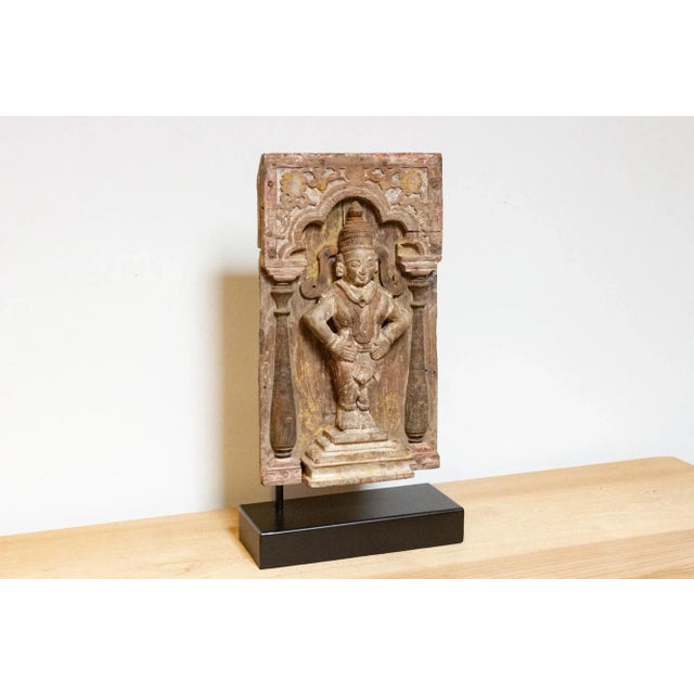 18th Century Carved Vishnu Temple Carving For Sale - Image 4 of 8