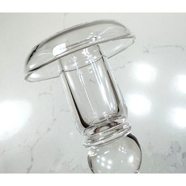Steuben Teardrop Candlesticks - Pair For Sale - Image 9 of 15