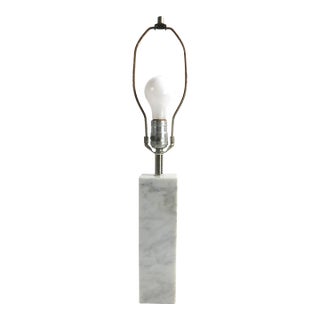 Modernist Marble Table Lamp After Florence Knoll, Robsjohn For Sale