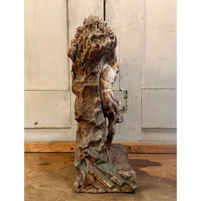 Mediterranean 1960s Discobolus (Discus Thrower) Miniature by Bayshore Art Studio, 1964 For Sale - Image 3 of 10