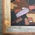 Original 16 x 20 painting on canvas board signed bottom right Overall size with very distressed barn wood frame is...